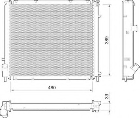 Radiator racire motor