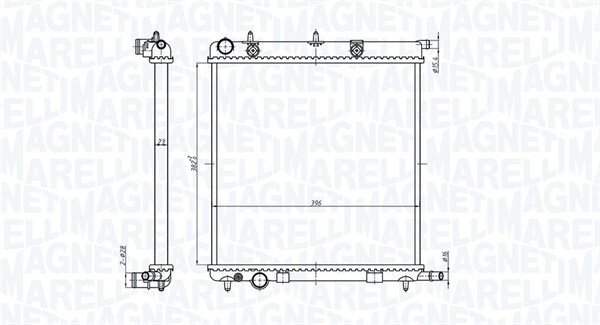 Radiator racire motor