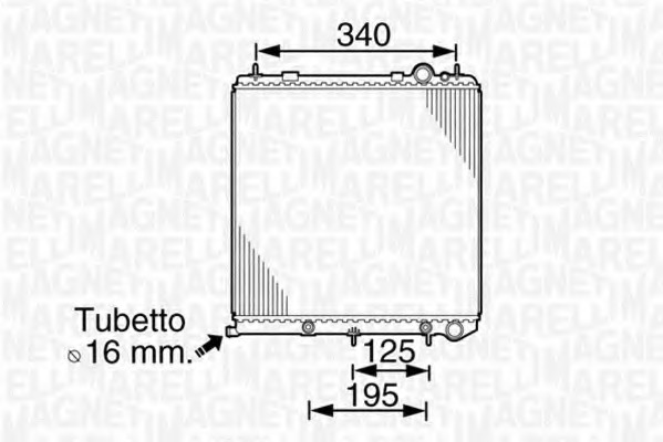 Radiator racire motor