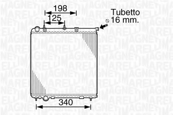 Radiator racire motor