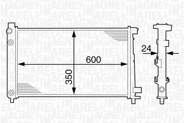 Radiator racire motor