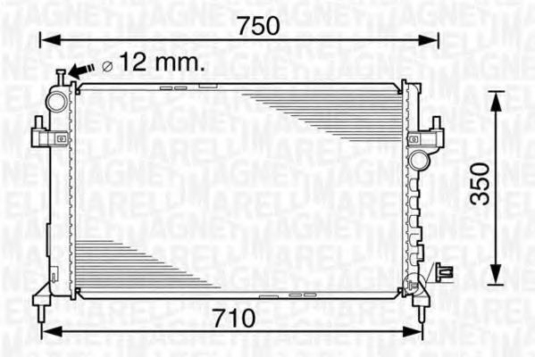 Radiator racire motor