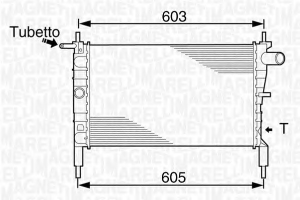 Radiator racire motor