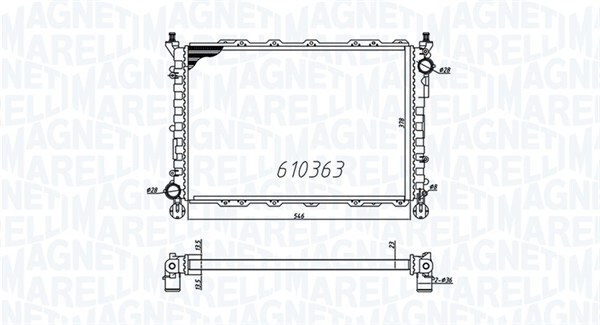 Radiator racire motor