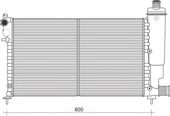 Radiator racire motor