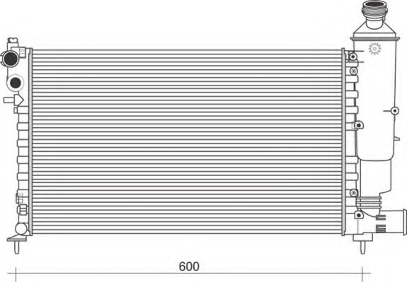 Radiator racire motor