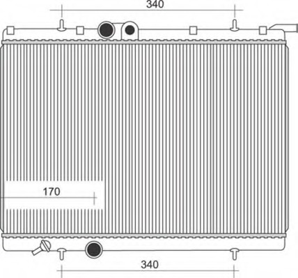 Radiator racire motor