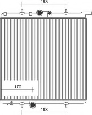 Radiator racire motor