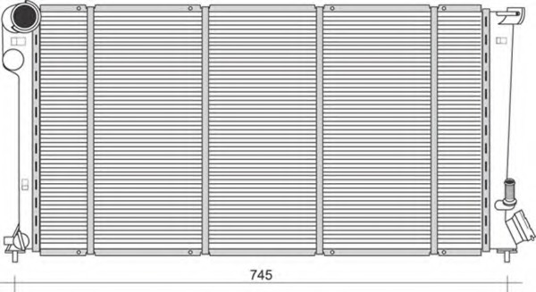 Radiator racire motor