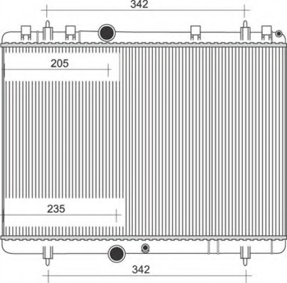 Radiator racire motor