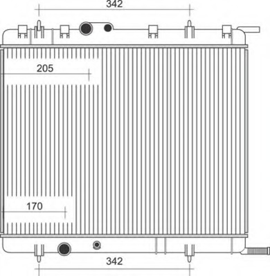 Radiator racire motor