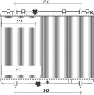 Radiator racire motor