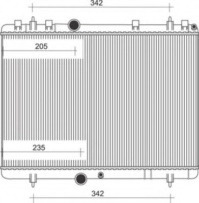 Radiator racire motor