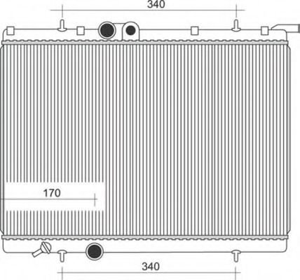 Radiator racire motor