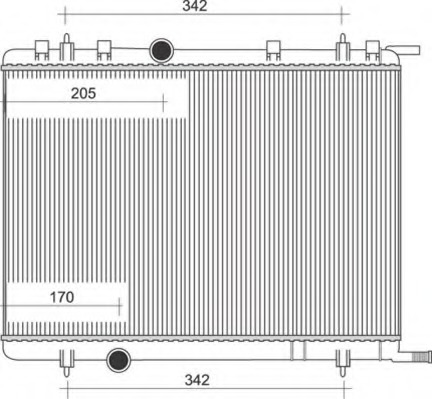 Radiator racire motor