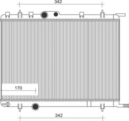 Radiator racire motor