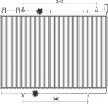 Radiator racire motor