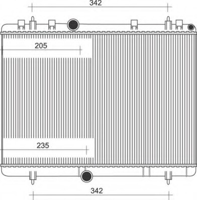 Radiator racire motor