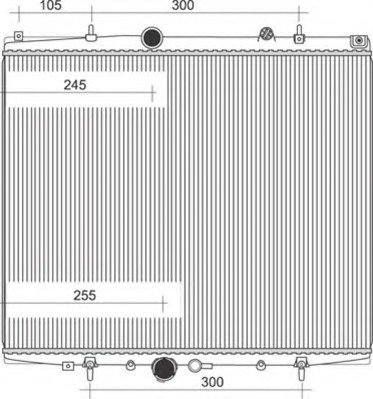 Radiator racire motor