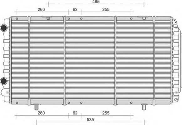 Radiator racire motor