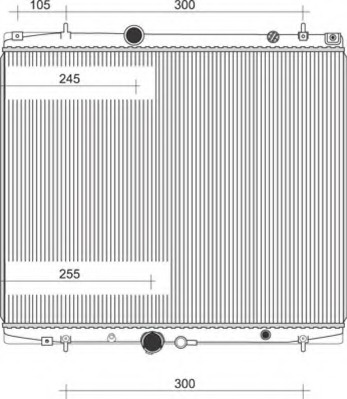 Radiator racire motor