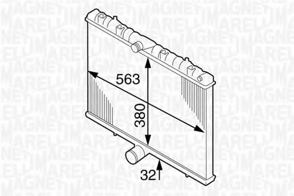 Radiator racire motor