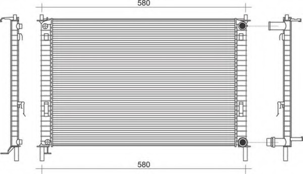 Radiator racire motor