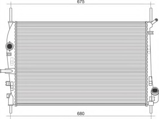 Radiator racire motor