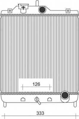 Radiator racire motor