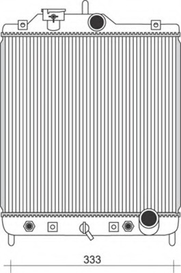 Radiator racire motor