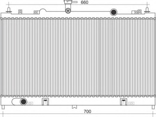 Radiator racire motor