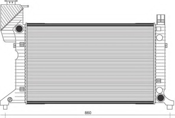 Radiator racire motor