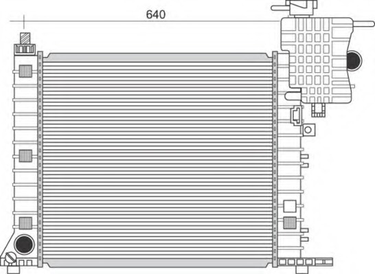 Radiator racire motor