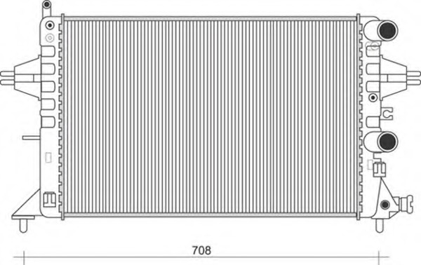 Radiator racire motor