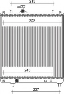 Radiator racire motor