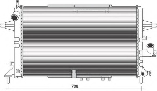 Radiator racire motor