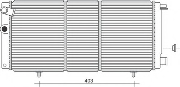 Radiator racire motor