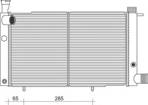 Radiator racire motor