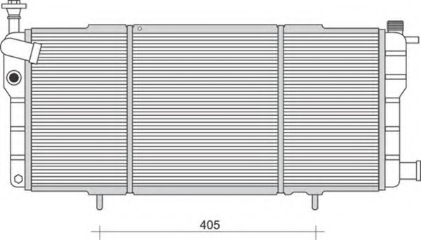 Radiator racire motor