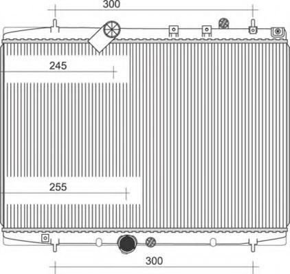 Radiator racire motor