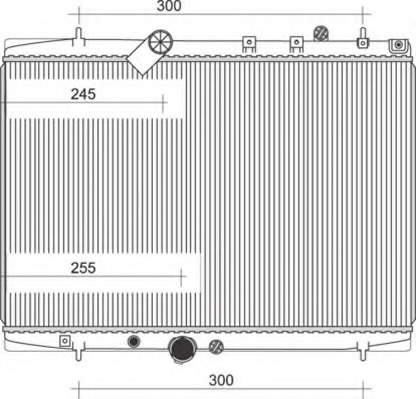 Radiator racire motor