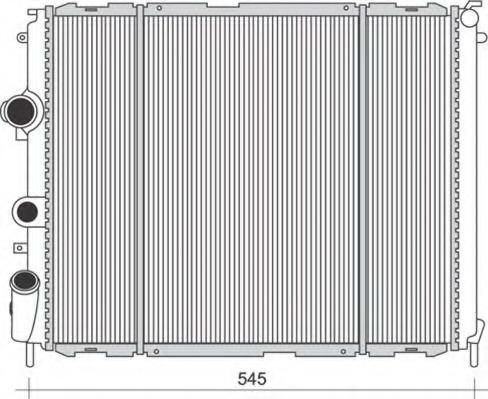 Radiator racire motor