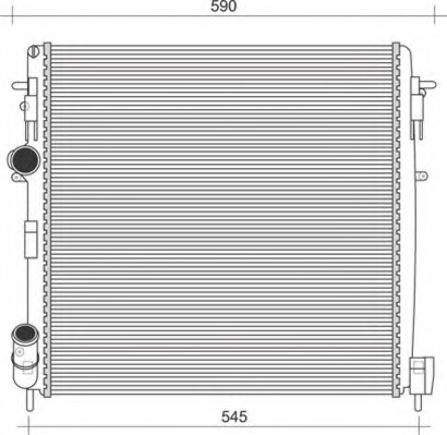 Radiator racire motor