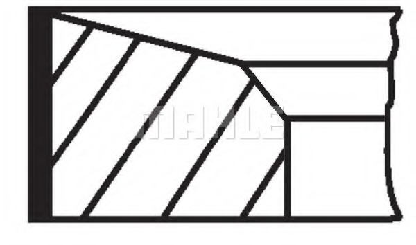 Set segmenti piston