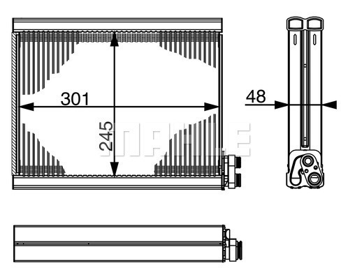 Evaporator aer conditionat