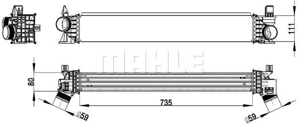 Intercooler compresor