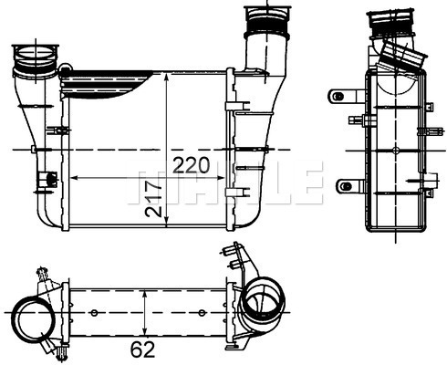 Intercooler compresor