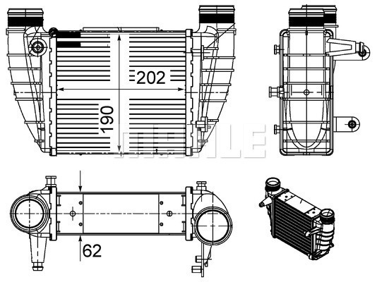 Intercooler compresor