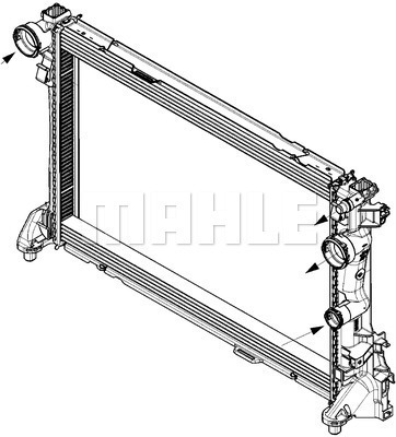 Radiator racire motor