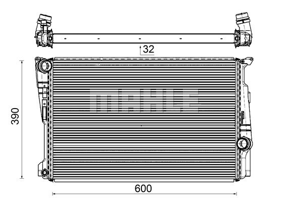 Radiator racire motor